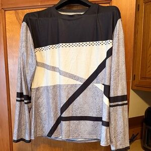 Geometric Long Sleeve Shirt